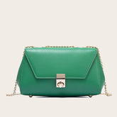 Bolso de hombro con cadena y diseño de textura de bola de masa hervida